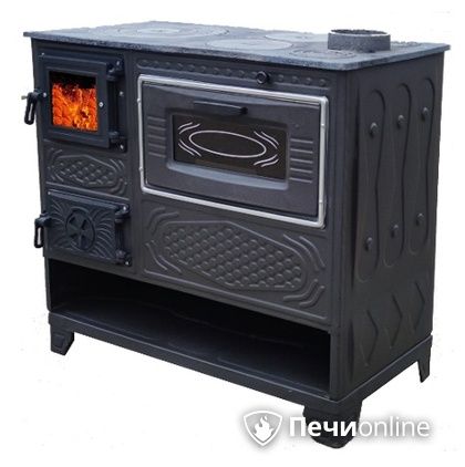 Отопительно-варочная печь МастерПечь ПВ-05С с духовым шкафом, 8.5 кВт в Кемерове